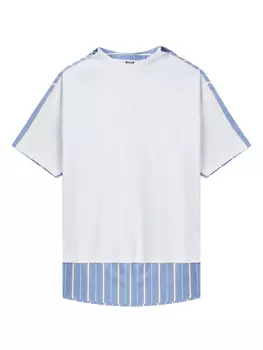 MSGM футболка с круглым вырезом, белый