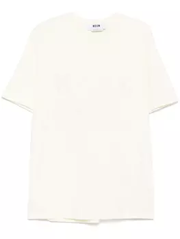 MSGM футболка с логотипом, нейтральный