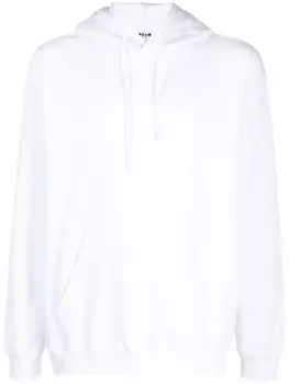 MSGM худи с логотипом, белый