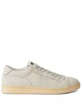 MSGM кеды с нашивкой-логотипом, нейтральный цвет