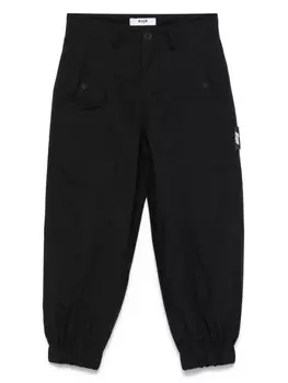 MSGM Kids брюки карго, черный