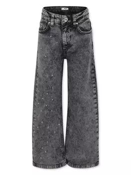 MSGM Kids джинсы с широкими штанинами, серый