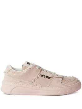 MSGM кроссовки с логотипом, розовый