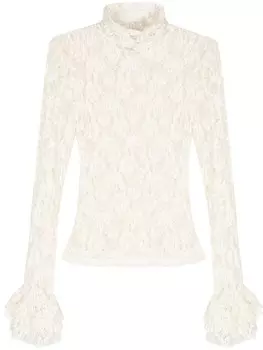 MSGM кружевная футболка