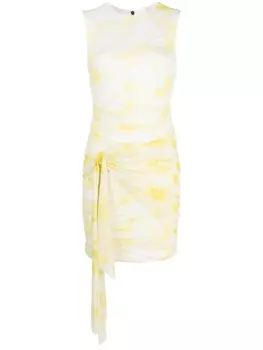 MSGM платье мини без рукавов, белый