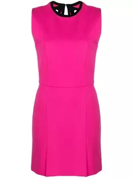 MSGM платье мини с вырезами, розовый