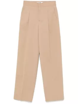 MSGM плиссированные брюки, нейтральный