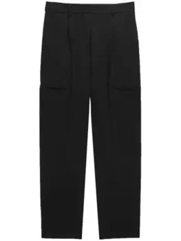 MSGM прямые джинсы средней посадки, черный