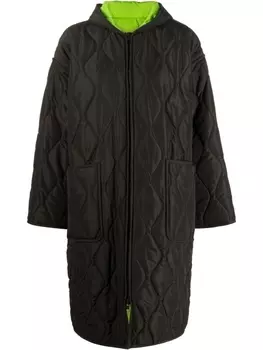 MSGM пуховик на молнии, черный