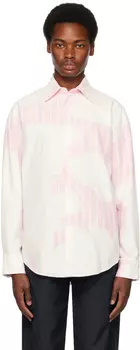 MSGM Розовая рубашка в полоску