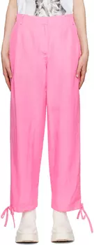 MSGM Розовые брюки на кулиске