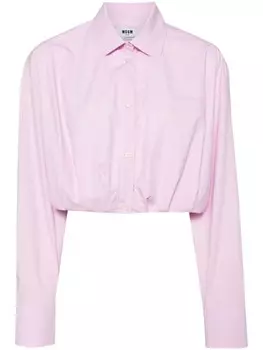 MSGM рубашка на пуговицах, розовый