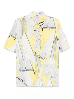 MSGM рубашка Sail Race, желтый