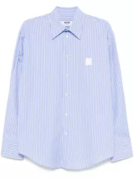 MSGM рубашка в полоску, синий