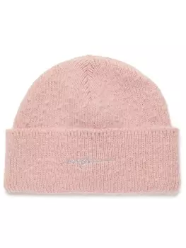 MSGM шапка бини с вышитым логотипом, розовый