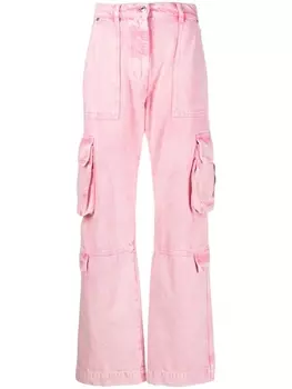 MSGM широкие джинсы карго, розовый