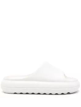 MSGM шлепанцы на платформе, белый