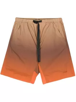 MSGM шорты-бермуды с эффектом градиента, синий