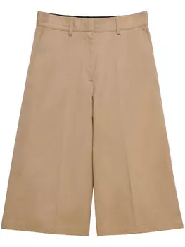 MSGM шорты-бермуды широкого кроя, нейтральный