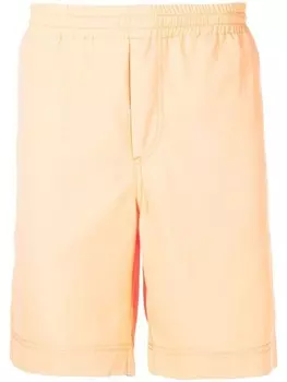 MSGM шорты с эластичным поясом, оранжевый