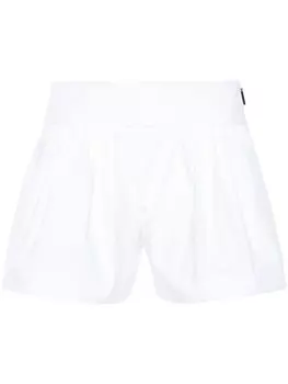MSGM шорты с заниженной талией, белый
