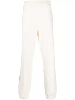 MSGM спортивные брюки Fantastic Green из органического хлопка, нейтральный цвет