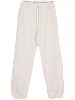 MSGM спортивные брюки с логотипом, нейтральный цвет