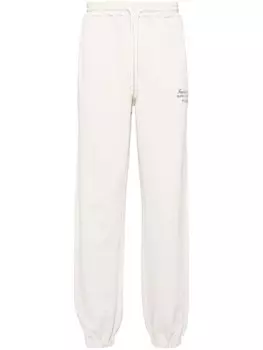 MSGM спортивные брюки с логотипом, серый