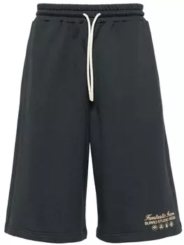 MSGM спортивные шорты с кулиской, серый