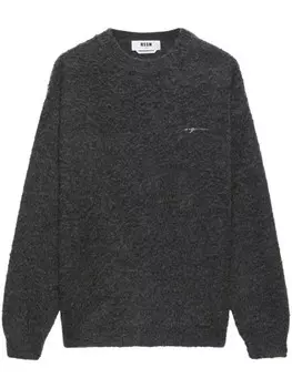 MSGM свитер букле, серый