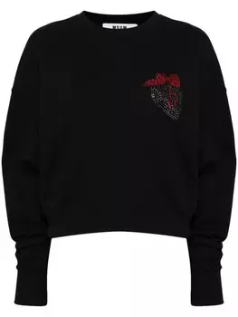 MSGM толстовка с аппликацией, черный
