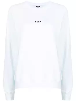 MSGM толстовка с логотипом, белый