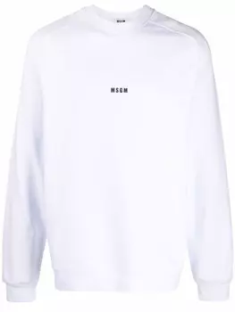 MSGM толстовка с логотипом, белый