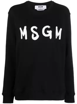 MSGM толстовка с логотипом, черный