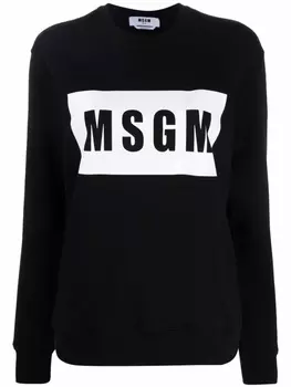 MSGM толстовка с логотипом, черный