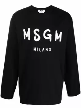 MSGM толстовка с логотипом, черный