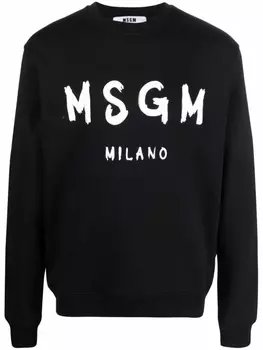 MSGM толстовка с логотипом, черный
