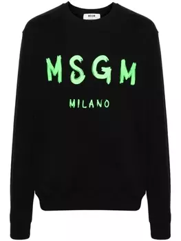 MSGM толстовка с логотипом, черный