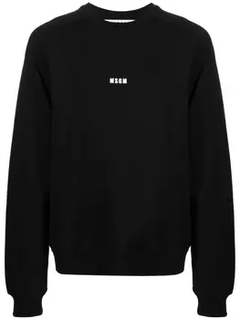MSGM толстовка с логотипом, черный