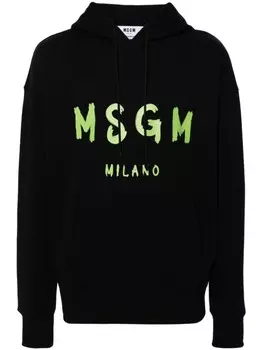 MSGM толстовка с логотипом, черный