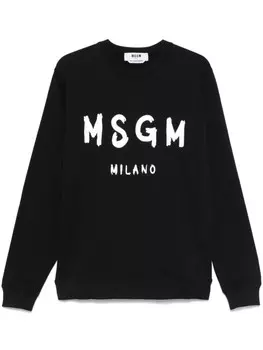 MSGM толстовка с логотипом, черный