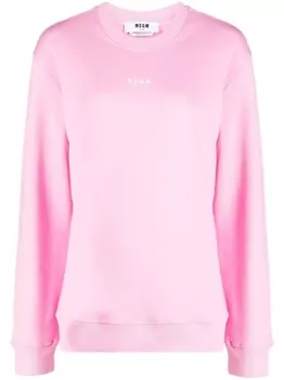 MSGM толстовка с логотипом, розовый