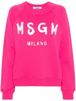 MSGM толстовка с логотипом, розовый