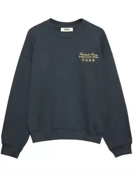 MSGM толстовка с логотипом, серый