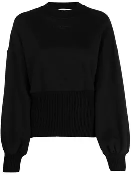 MSGM толстовка с объемными рукавами, черный