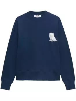 MSGM толстовка с принтом, синий