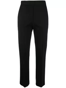 MSGM укороченные брюки с логотипом, черный