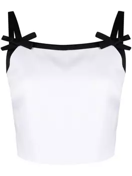 MSGM укороченный топ, белый