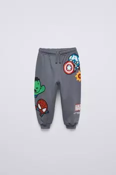 Мстители marvel плюшевые кроссовки ZARA, сине-серый