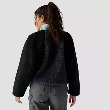 MTN Флисовый пуловер с высоким ворсом на молнии 1/2 женский Stoic, цвет Iron Gate/Stretch Limo/Eggshell Blue